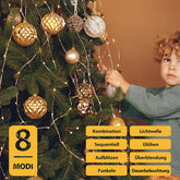 Salcar 100 m LED Micro Lichterkette, 1000 LEDs, 31V GS zertifizierte Stromversorgung